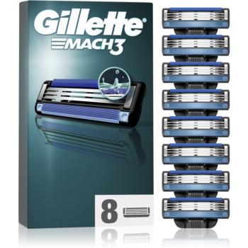 Gillette Mach3 náhradné žiletky 8 ks