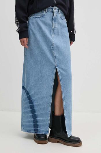 Rifľová sukňa Pepe Jeans MAXI SKIRT HW TIE DYE maxi, rovný strih, PL901133