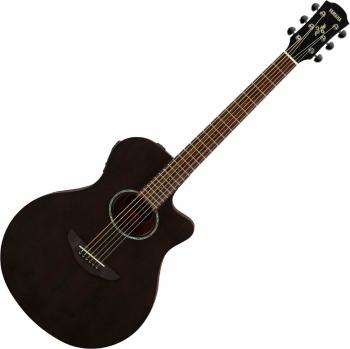 Yamaha APX 600M Smokey Black Elektroakustická gitara Jumbo