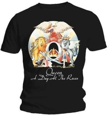 Queen Tričko A Day At The Races Unisex Black M