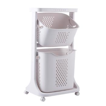 Set coșuri universale 4Home DUO cu rotile, 2 nivele, 2 etaje