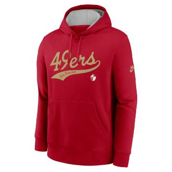 Nike Men's NFL San Francisco 49ers Nike Club Fleece Pullover Hoodie red - S