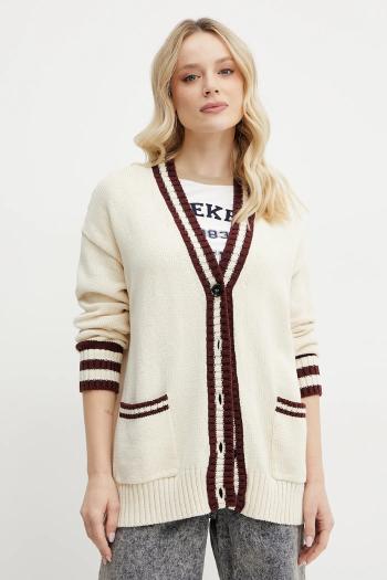 Kardigán Weekend Max Mara dámsky, béžová farba, 2515341061600