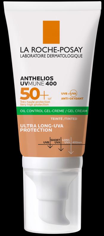 LA ROCHE-POSAY Anthelios XL SPF 50+ zafarbený zmatňujúci gél krém 50 ml