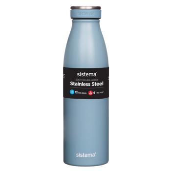 SISTEMA Hydrate Termofľaša Stainless Steel svetlo modrá 500 ml