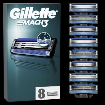 GILLETTE Mach3 Náhradné holiace hlavice pre mužov 8 ks