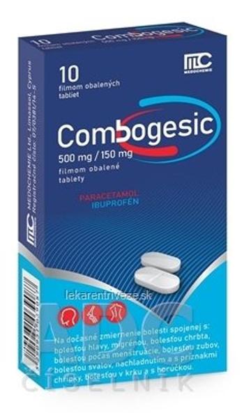 COMBOGESIC 500 mg 10 ks