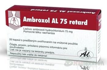 Ambroxol AL 75 retard na horné dýchacie cesty 20 cps