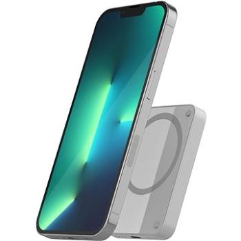 Epico 4200mAh MagSafe kompatibilná bezdrôtová power banka – svetlo sivá (9915101900033)