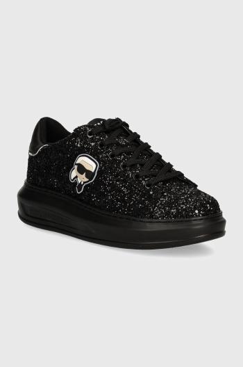 Tenisky Karl Lagerfeld KAPRI čierna farba, KL62573N