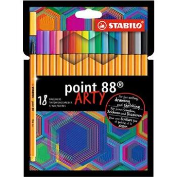 STABILO point 88, 18 ks, puzdro, „ARTY (4006381557450)