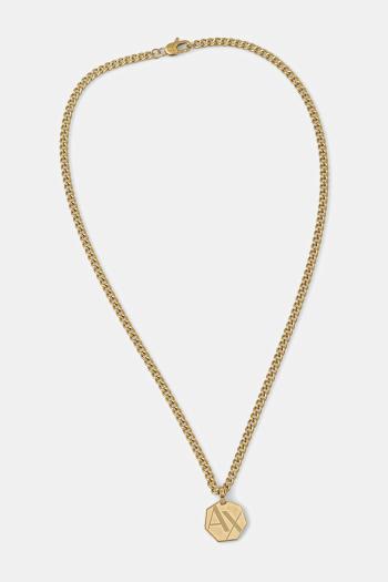 Náhrdelník Armani Exchange LOGO pánsky, AXG0152710