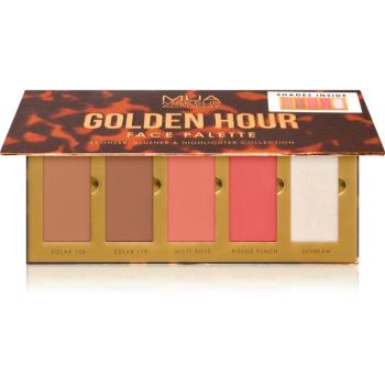 MUA Makeup Academy Golden Hour paleta na kontúry tváre púdrová 15 g