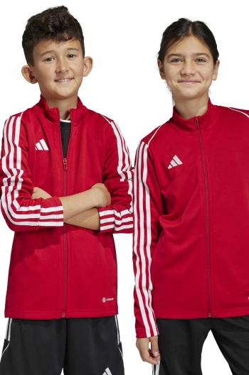 Detská mikina adidas Performance TIRO23L TR JKTY červená farba, s nášivkou