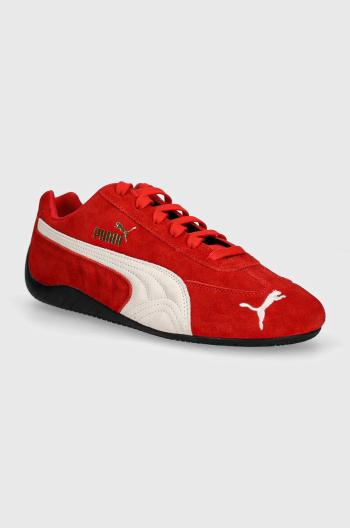 Semišové tenisky Puma Speedcat OG červená farba, 398846