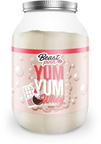 Protein BeastPink Yum Yum Whey Protein 1000 g, white chocolate coconut