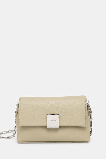 Kabelka Calvin Klein béžová farba, K60K612785
