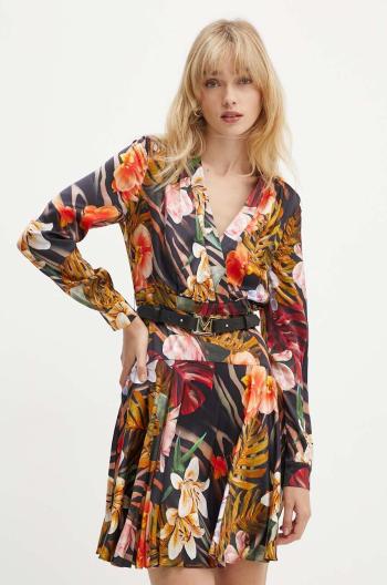 Šaty Marciano Guess ESTELLA čierna farba, mini, áčkový strih, 4YGK14 7139A