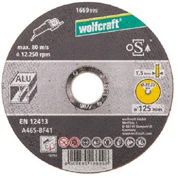 WOLFCRAFT – Kotúč rezací na hliník 125 mm (4006885166998)