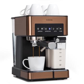 Klarstein Arabica Comfort, pákový kávovar, 1350 W, 20 bar, 1,8 l, dotykový ovládací panel