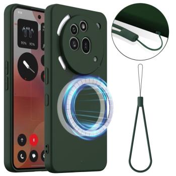 RUBBER MAGSAFE Silikónový kryt pre Nothing Phone (3a) Pro DARK GREEN