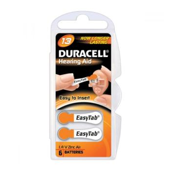 DURACELL 13 EASYTAB 1.4V, 6 BATÉRIÍ