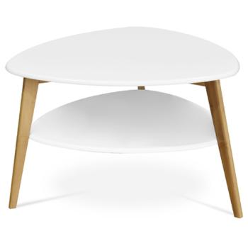Konferenčný stolík Autronic 78x50 cm biely MDF mat AF-1192 WT