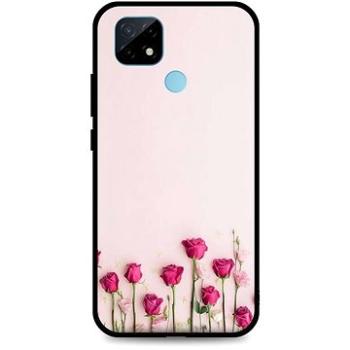 TopQ Kryt Realme C21 silikon Roses 60070 (Sun-60070)