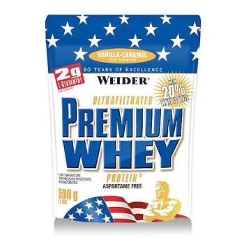 WEIDER Premium whey srvátkový proteín príchuť vanilka a karamel 500 g