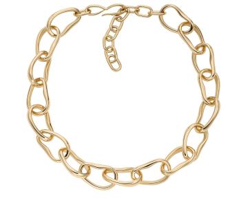 Skagen Masívny pozlátený náhrdelník Anja Pebble SKJ5008710