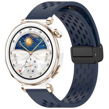 AIRY Silikónový remienok pre Huawei Watch GT 5 Pro 42mm tmavomodrý