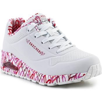 Skechers  UNO-LOVING LOVE 155506-WRPK  Tenisová obuv Biela