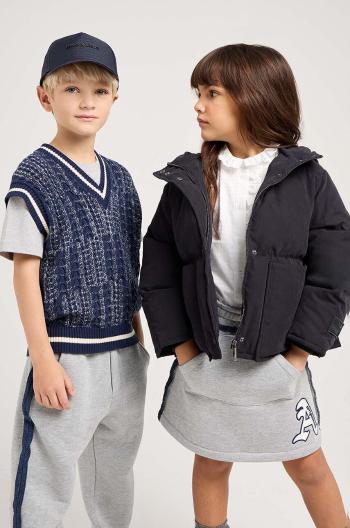 Detská baseballová čiapka Emporio Armani tmavomodrá farba, vzorovaná, 404703 4F575