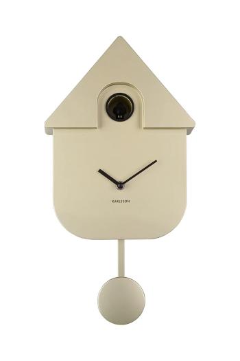 Kukučkové hodiny Karlsson Modern Cuckoo Metallic viac farieb