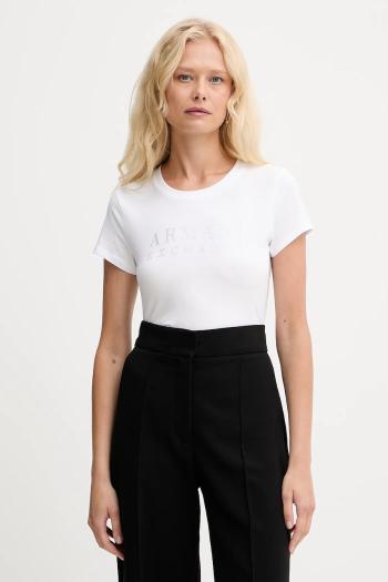 Tričko Armani Exchange dámske, biela farba, XW001349 AF17173
