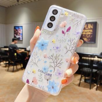 BLOOM Ochranné puzdro pre Samsung Galaxy A25 5G BLUE FLORAL