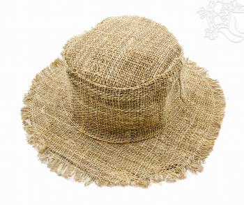 Kender (Hemp) kalap rusztikus stílusban - 34 cm