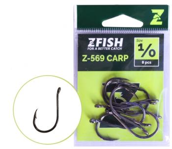 Zfish háčiky carp hooks z-569 - veľkosť 1