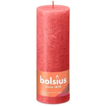 BOLSIUS rustikálna stĺpová kvetinovo ružová 190 × 68 mm (8717847148162)