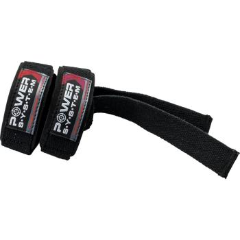 Power System Power Straps posilňovacie trhačky farba Black & Red 2 ks