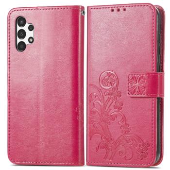 ART Peňaženkový kryt Samsung Galaxy A13 FLOWERS tmavoružový