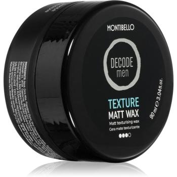 Montibello Decode Men Texture vosk na vlasy pre mužov 90 ml