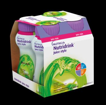 Nutridrink Juice style s příchutí jablečnou 4x200 ml