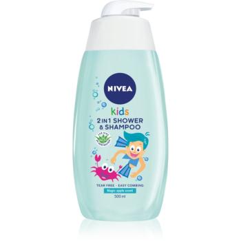 NIVEA Kids Boy jemný sprchový gél a šampón pre deti 500 ml