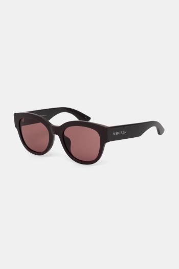Slnečné okuliare Alexander McQueen dámske, ružová farba, AM0509SA