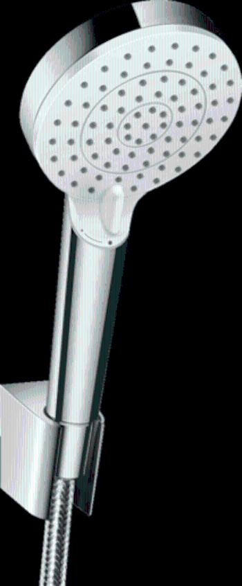 Sprchová hlavica s hadicou Hansgrohe Crometta biela/chróm 26694400