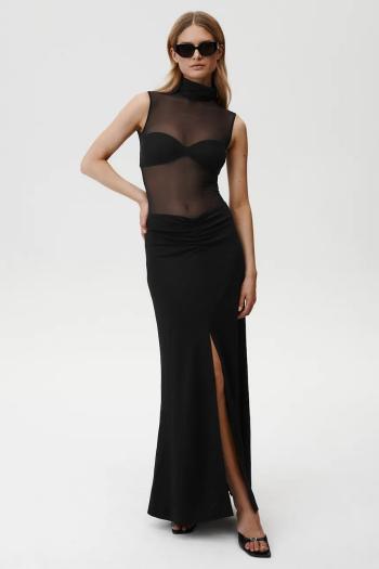 Sukňa Undress Code Eclipse Skirt čierna farba, maxi, áčkový strih, 889