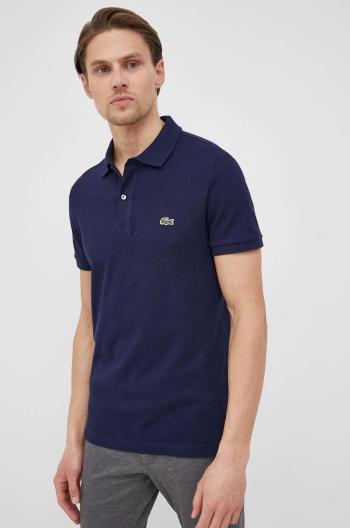 Bavlněné polo tričko Lacoste tmavomodrá barva, PH4012-001