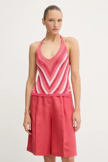 Top United Colors of Benetton ružová farba, 1194EH01E
