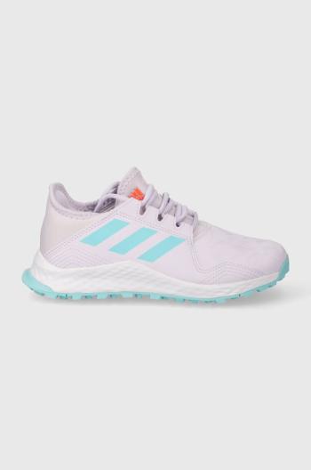Detské topánky adidas Performance HOCKEY YOUNGSTAR fialová farba